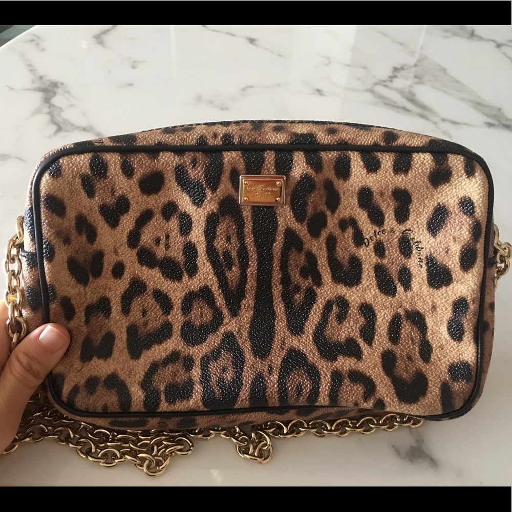 Dolce & Gabbana gold chain strap bag